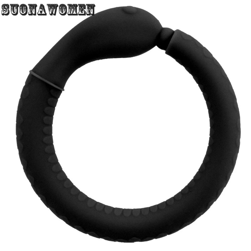 Reusable Penis Ring Silicone Cock Rings Bondage Dick Erection Lock Erotic Toys gallery