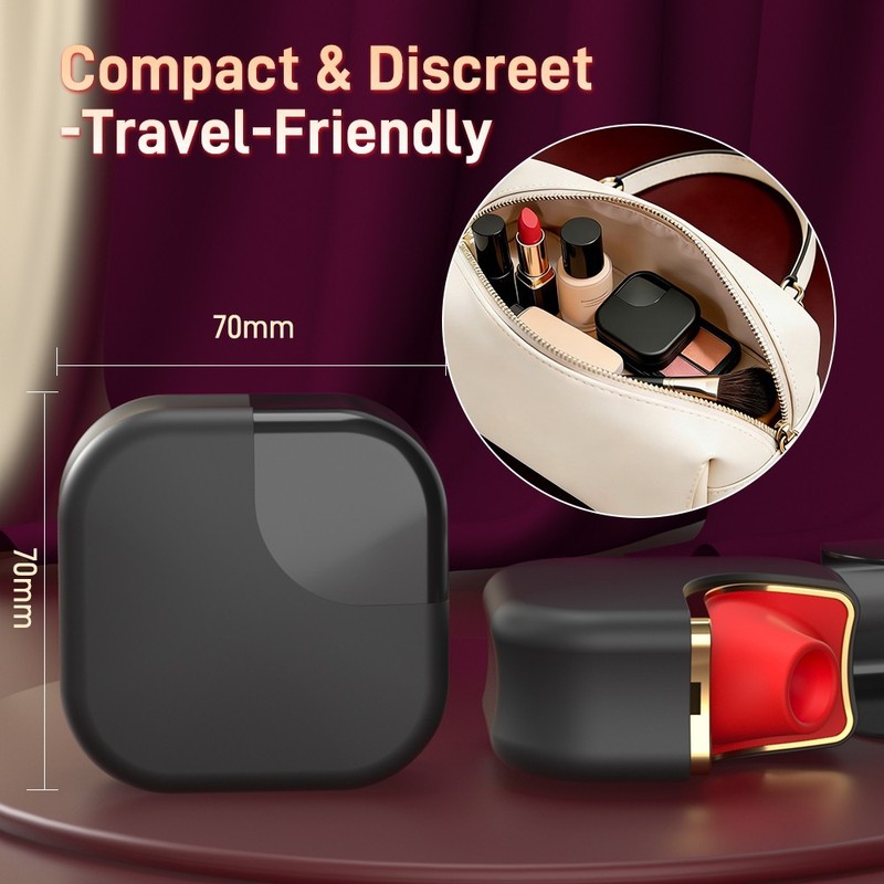 Pocket Air Pulse Stimulator Discreet Travel Massager 7 Modes for Women gallery