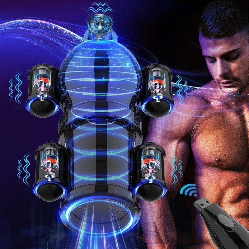 Vibrating Penis Head Massager Male Masturbator Glans Vibrator Sex Toys For Men