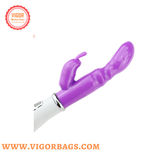 Rabbit ear ticking dildo & Silicone Rabbit Vibrator G Spot 10 Modes Combo gallery