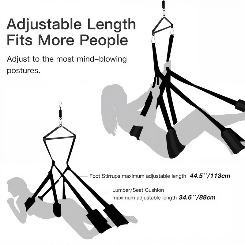 BDSM 360 Spinning Sex Swings Swivel Couples Position Aid Adult Sex Toys Sexswing gallery