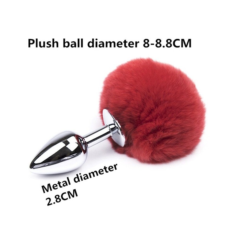 Small Size Metal Tail Anal Plug Butt Plug Stainless Steel Beads Stainless gallery