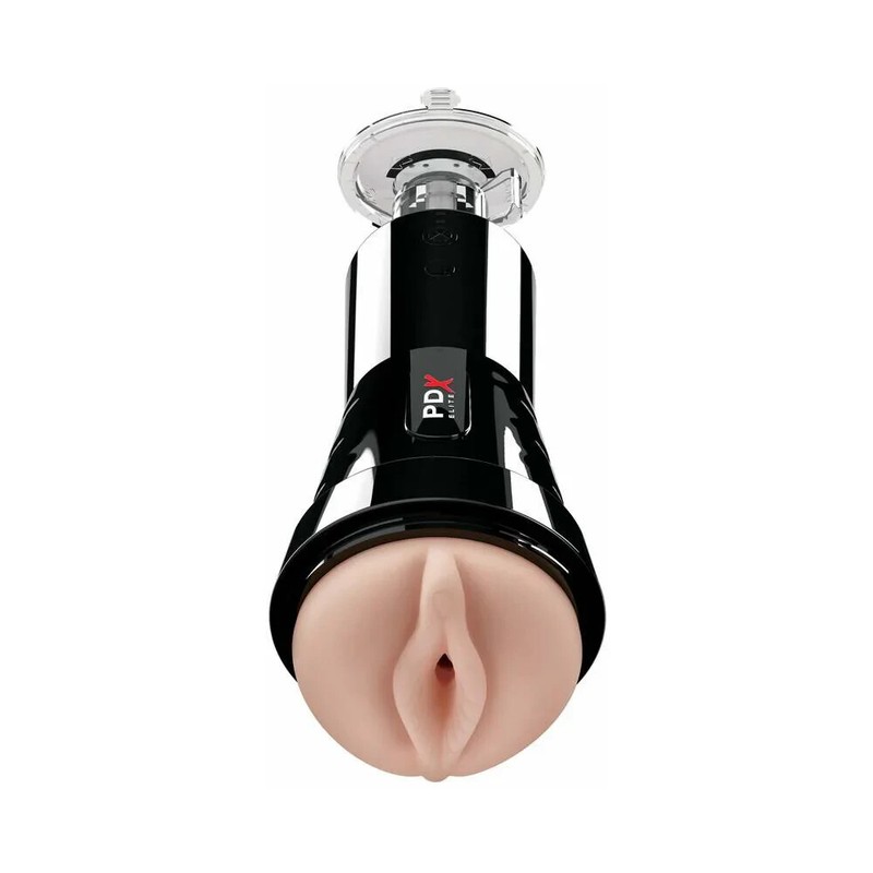 Pipedream Extreme Elite Penis Compressor Vibrating Stroker, Adult Male Sex Toy gallery