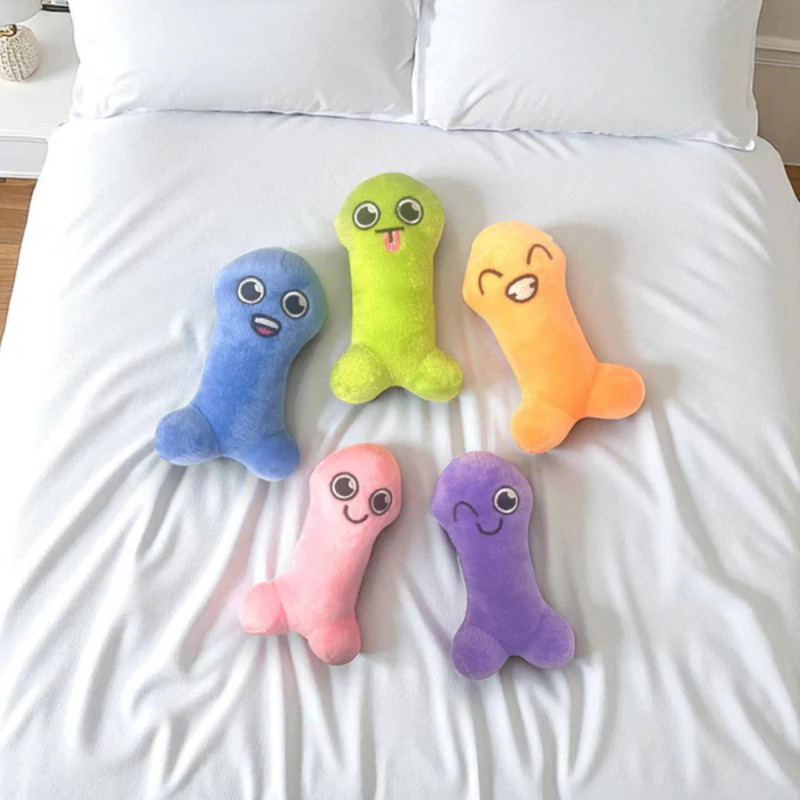 Bachelorette Party Soft Pecker Shape Pillows in a Bag Colored Plushies Gift Idea gallery