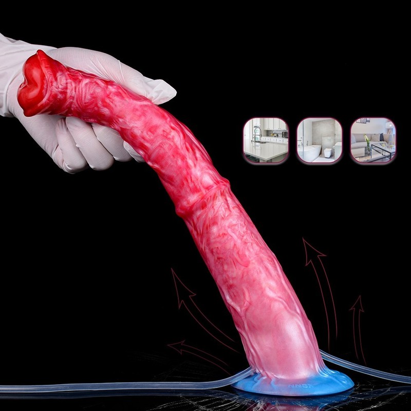 Squirting Dildo Simulated Ejaculating 11.8 Inch Fantasy Cock Sex Toys for Men gallery