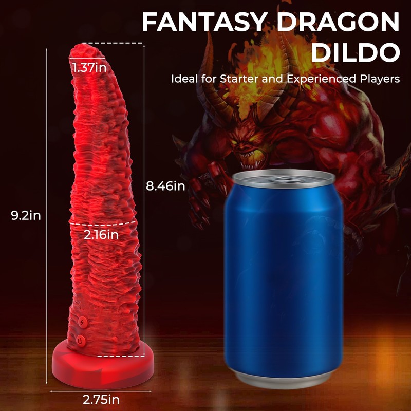 Wireless Remote Tentacle Monster Dildo with Thrusting Tongue Vibrator for G-Spot gallery