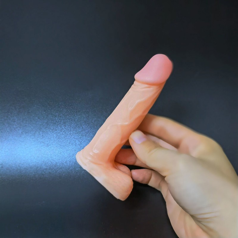 4 Inch Realistic-Small-Beginner-Penis-Anal-Dildo-Sex-Cock-Prostate-Butt Plug-Toy gallery