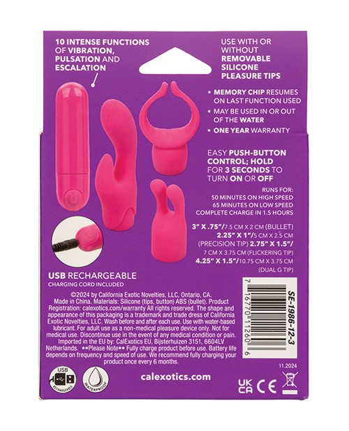 California Exotic Novelties Lovers Collection 10-Function, IPX7 Waterproof gallery