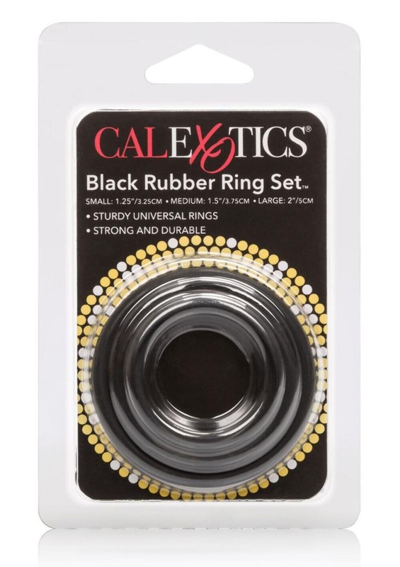 Black Rubber Cock Rings gallery