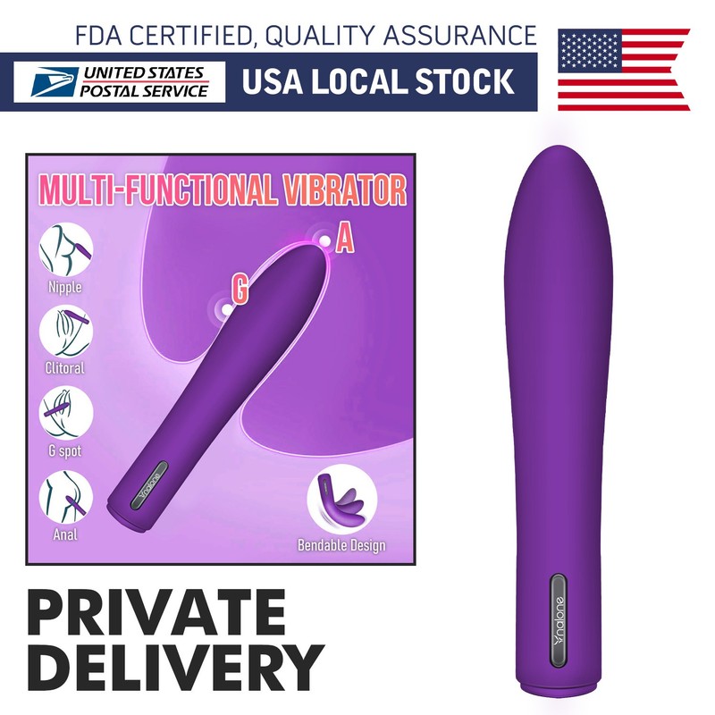 20Speed Bullet Vibrator Clit Vibe Dildo Anal G-Spot Massager Sex-toy For Couples