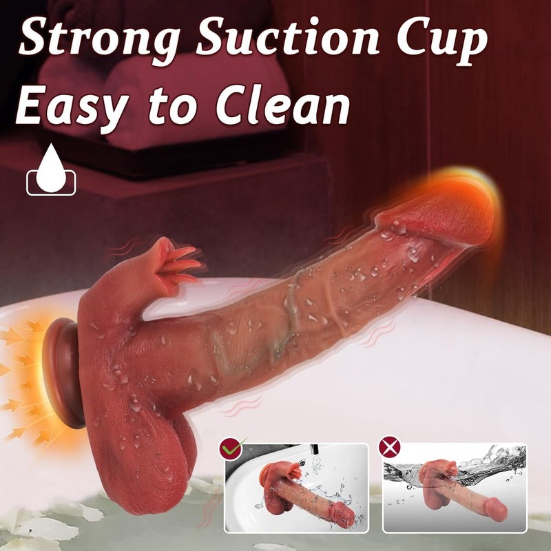 Telescopic Realistic Thrusting Dildo Vibrator Sex Toys for Women Remote Control gallery