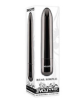 Real Simple Rechargeable Bullet – 10-Speed Motor – Sleek & Discreet Pleasure