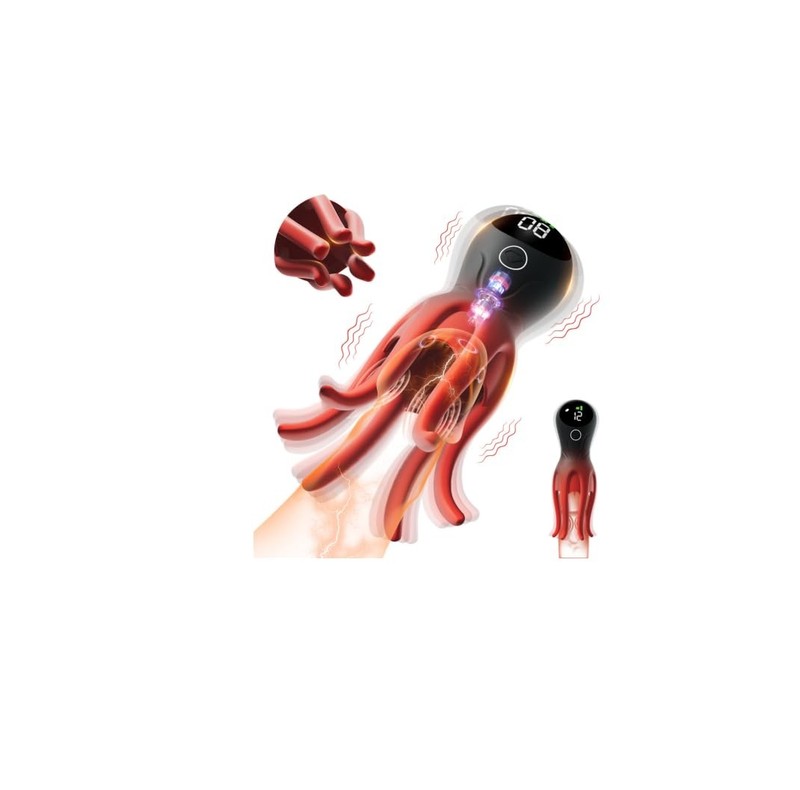 Male Vibrators Sex Toys for Men LED Display Male Masturbator Couples Adult S…