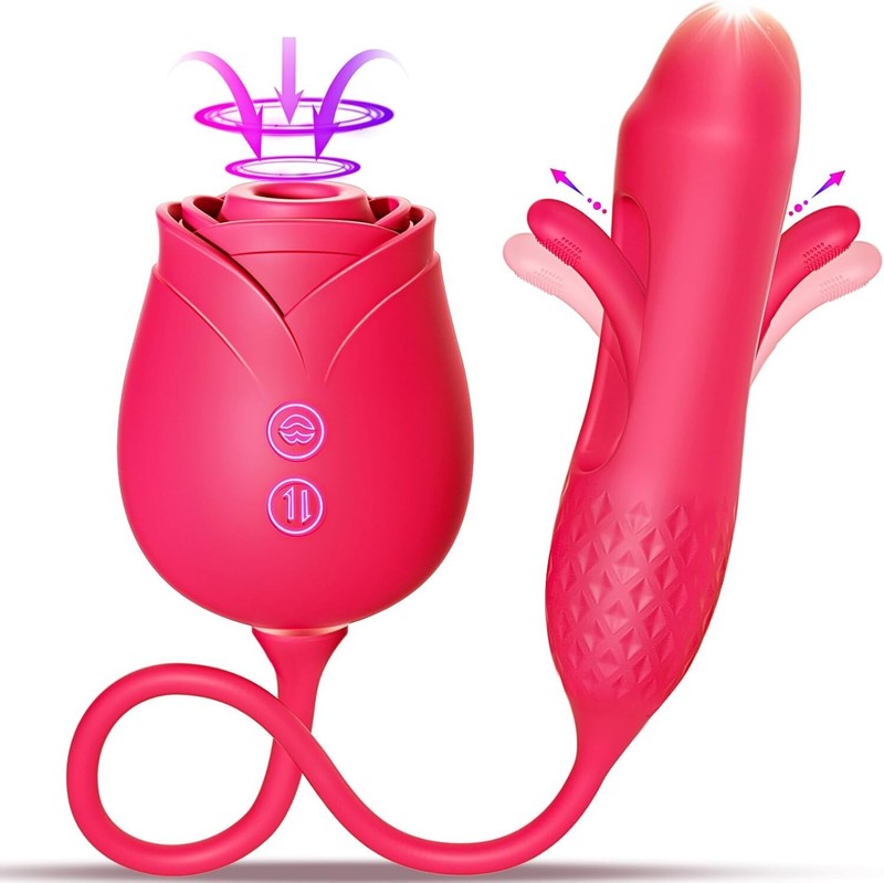 Rose-Thrusting-Dildo-Vibrator-G-spot-Multispeed-Massager-Female-Adult-Sex-Toys