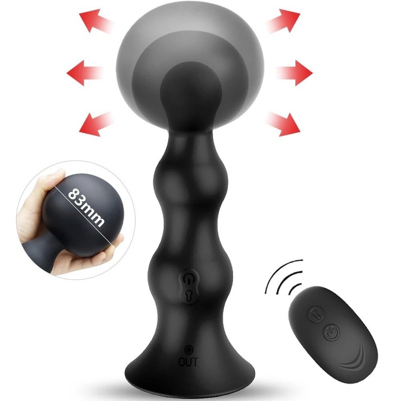 MONSTER BIG LARGE BEADS ANAL BUTT PLUG DILDO SUCTION CUP SEX TOYS FOR WOMEN/MEN