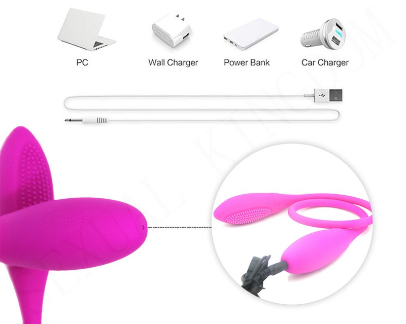 Wireless Double Penetration Egg Vibrator Clit Anal Vagina Plug Sex Toy for Women gallery
