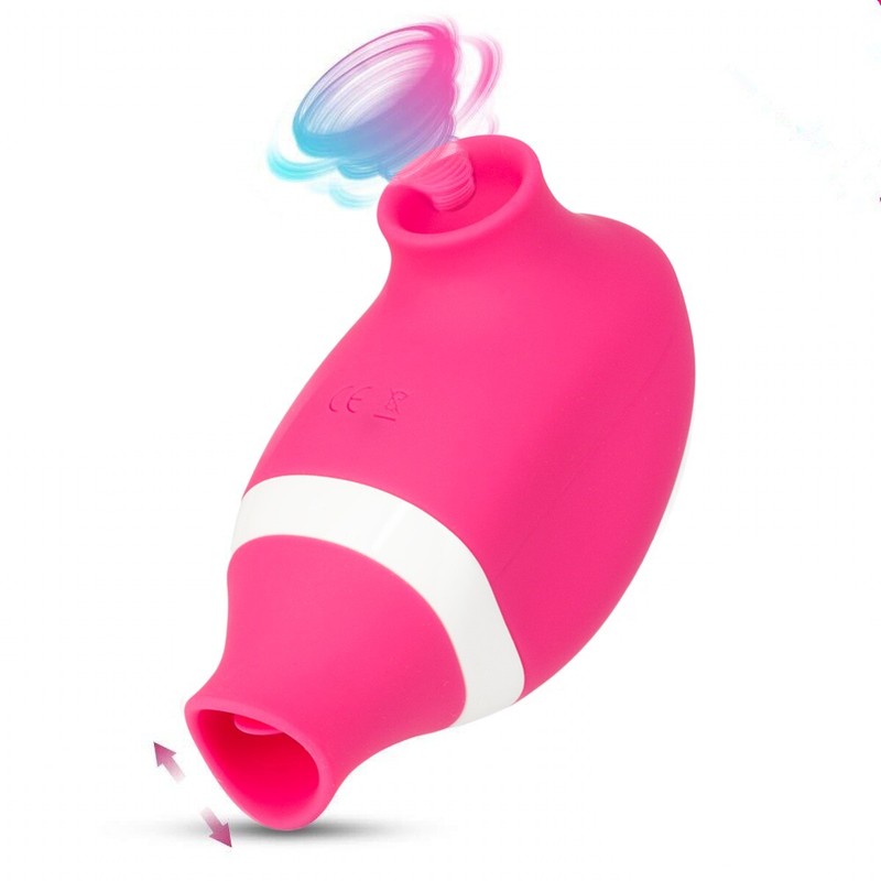 Oral Sex simulator Sucking Licking Clit Nipple Vibrator Sex Toys for Women