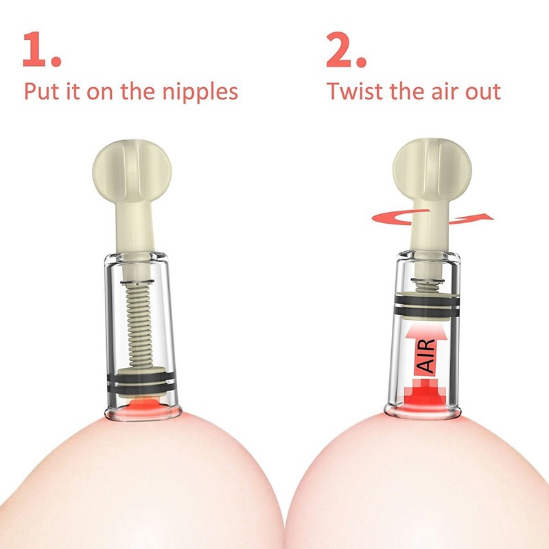 Fantasy Max Twist Pussy Clit Nipple Suckers Suction Pump S&M Bondage Sex Toys
