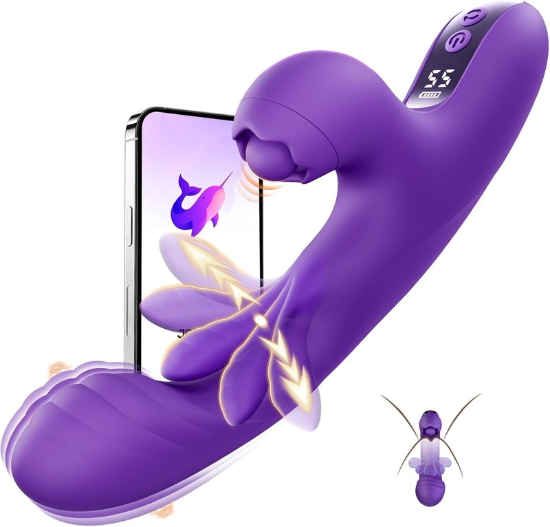 7 Powerful Rabbit Vibrator with LCD Display and 5 Adjustable Vibration Settings gallery