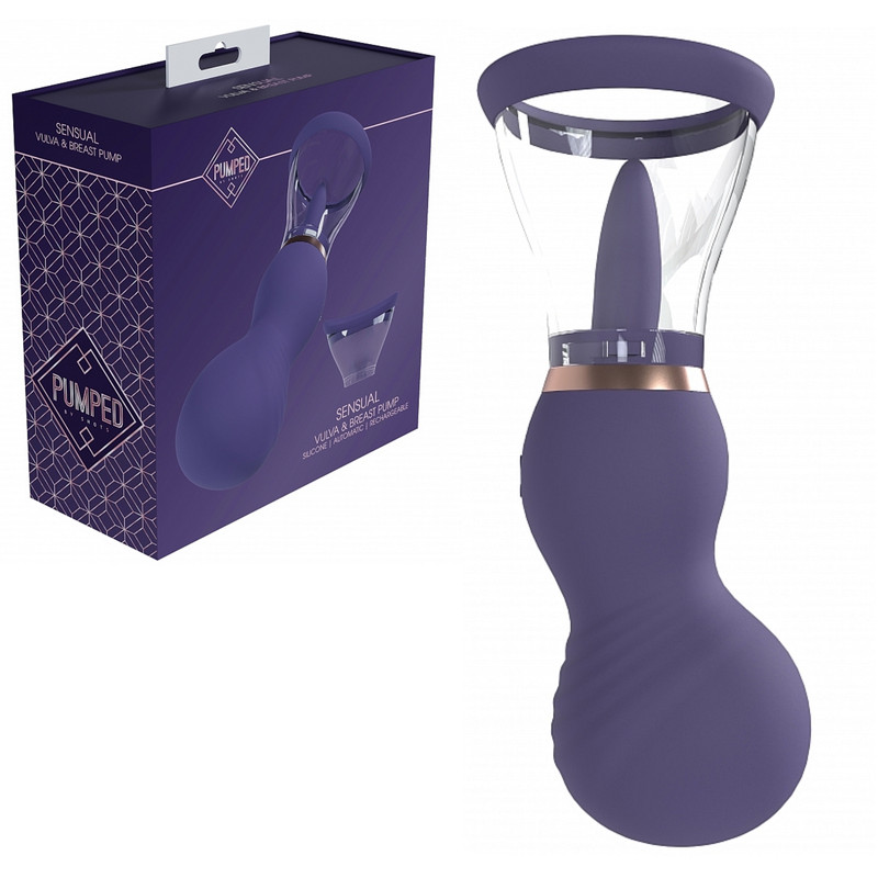 Rechargeable Silicone Pussy Sexual Arouser Clit Breast Pump Orgasm Enhancer
