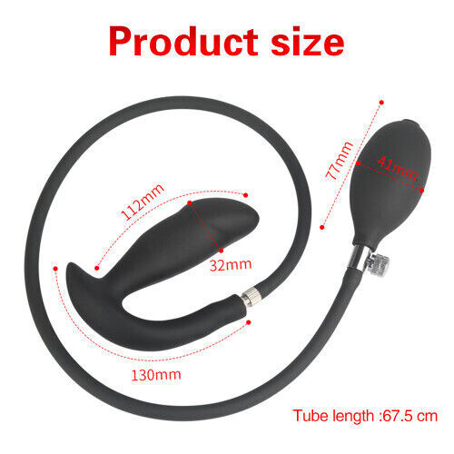 Anal Plug Dildo Pump Inflatable Butt Beads Dilator Prostate Massage Gay Large gallery