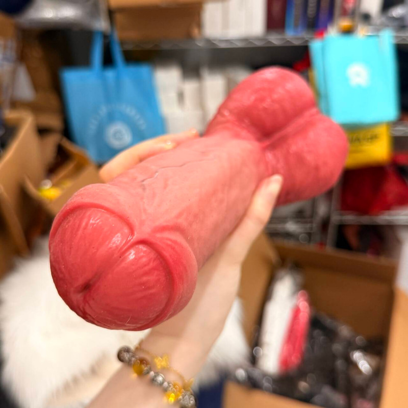 Realistic Dildo Skin Liquid Silicone Feeling Soft Huge Penis Suction Sex Toy SM