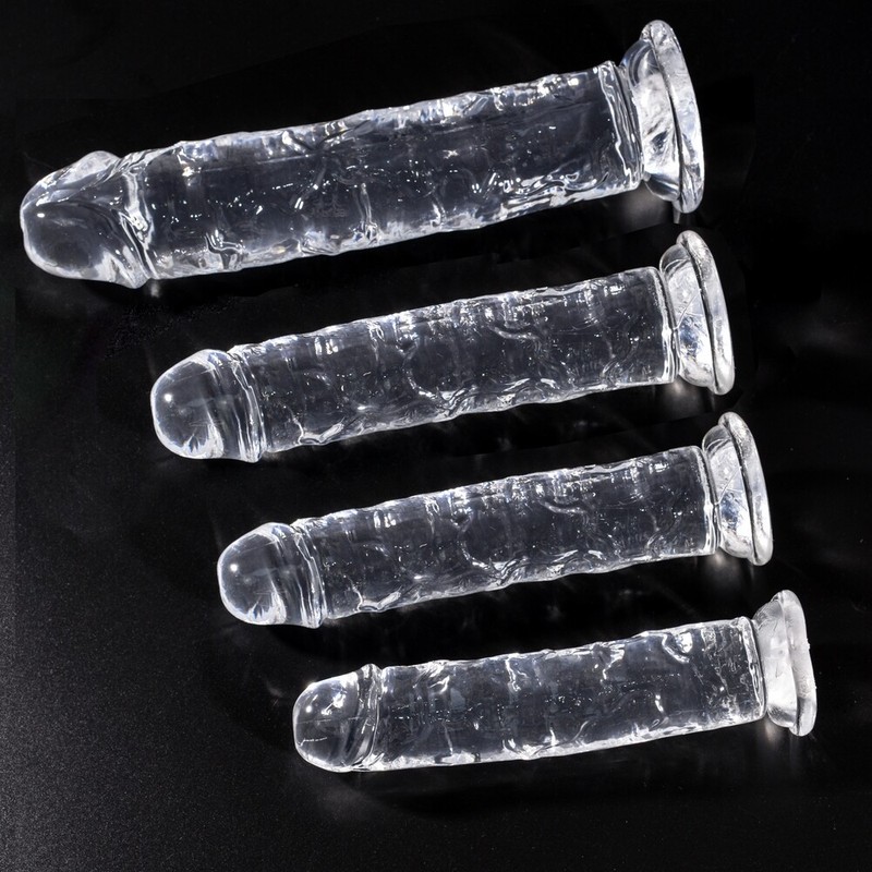 Multisize Realistic Dildo Jelly Suction Cup Waterproof Masturbator Women Sex Toy