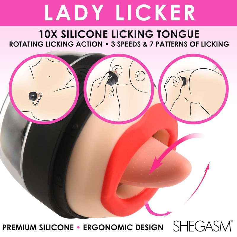 LICKGASM Lady Licker Clitoral Stimulator for Women & Couples. Waterproof & gallery