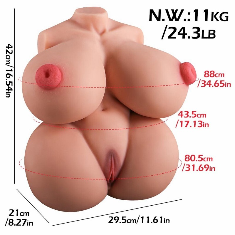 24lb Big Ass Male Masturbator Real 4 Holes Sex D-oll Pussy Anal Sex Toy For Men gallery
