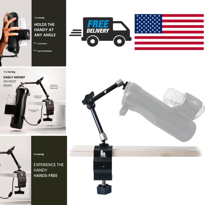 Lightweight Adjustable Desk Mount for Male Masturbator Handsfree Experience