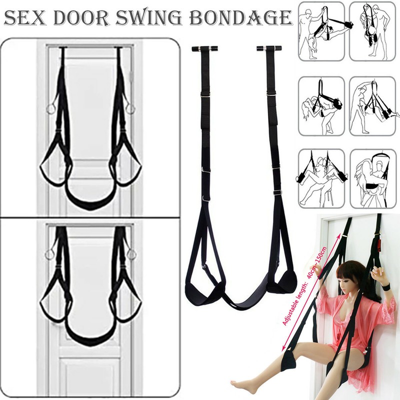BDSM Sex Swing Hanging Door Handcuff Bondage Adult SM Toys for Couples Fast Ship
