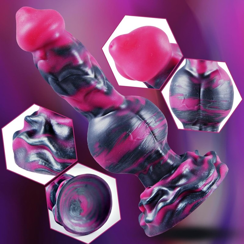 2.6" Diameter Large Knot Dildo with Strong Suction Cup, 9.3 Inchs gallery