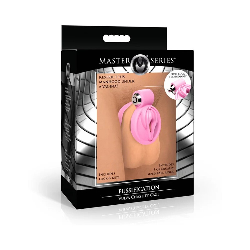 Pussification Vulva Chastity Cage