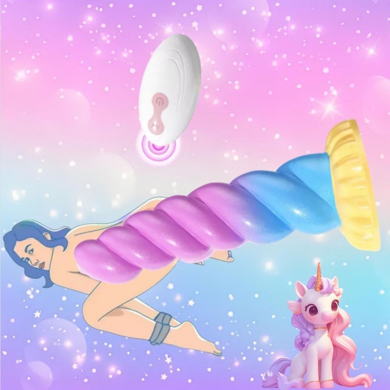 Remote Thrusting Anal Plug Suction Cup Monster Big Dildo Vibrator Sex Toy Women