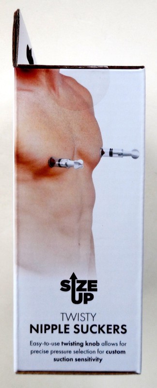 Size Up Twisty Nipple Suckers - Model SU100 - Includes Two Nipple Rings gallery