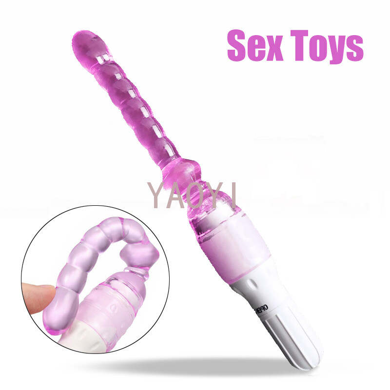 Vibrating Prostate Massager Anal Butt Plug G-spot Dildo Sex Toys For Women Men