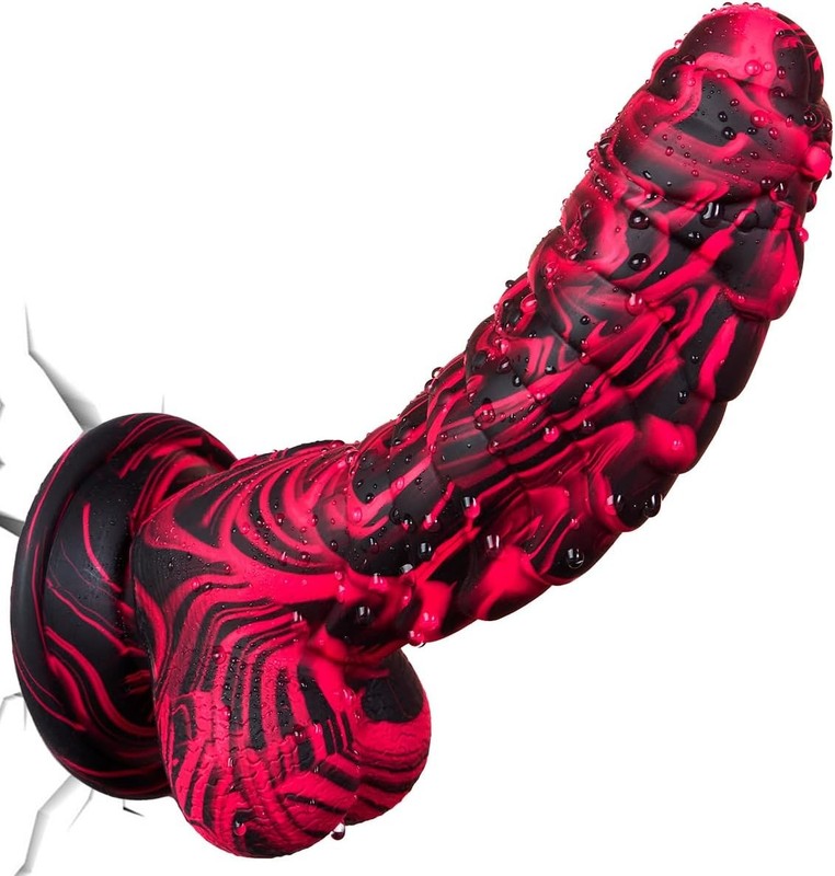 Sex Toys Adults Penis Dildo – 6.5&Prime; Girth Huge Thick Fantasy Dildos with Strong S