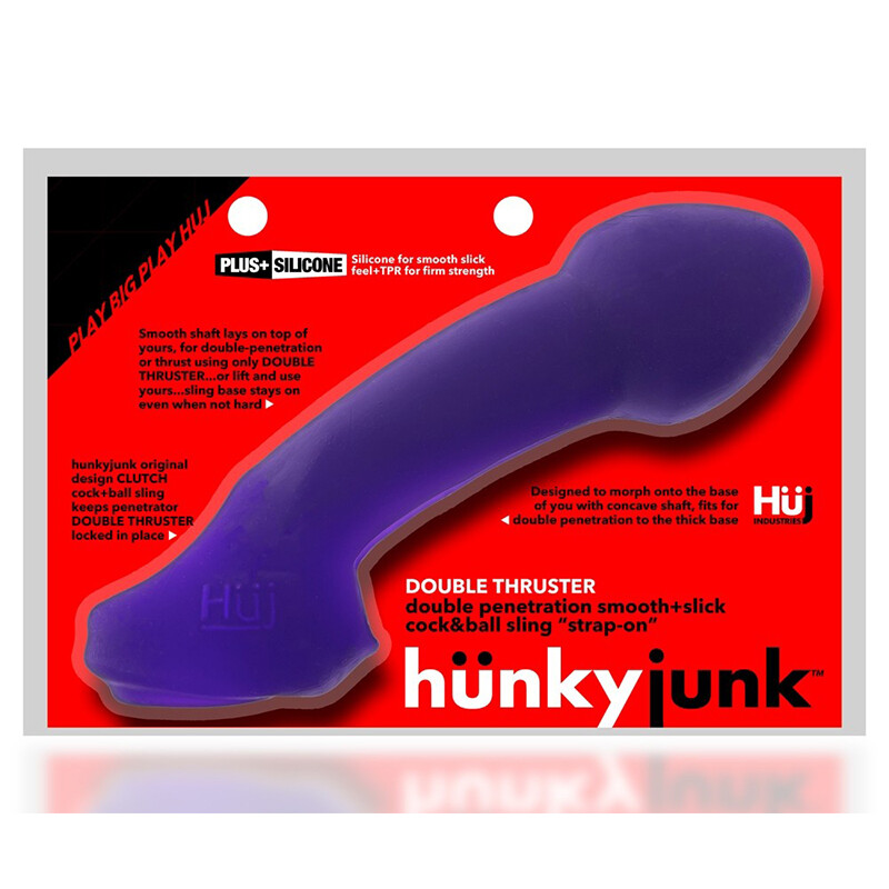 HunkyJunk Ice Model Double Thruster/Penetration Cock & Ball Sling penis-sleeve