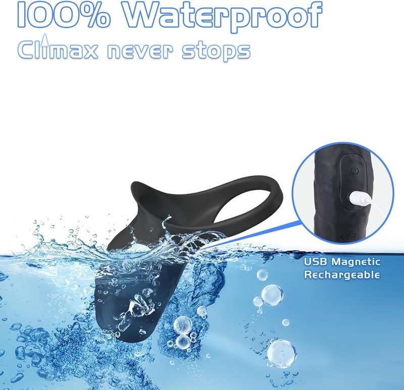 Vibrating Penis Extender Sleeve Cock Ring Vibrator Extension Men Couple Sex Toys gallery