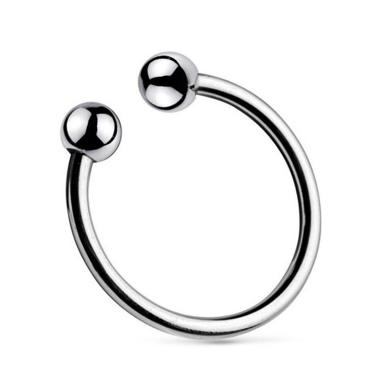 2 Pressure Point Beaded Penis Glans Ring & Silicone Set Erection Enhancement Blk gallery