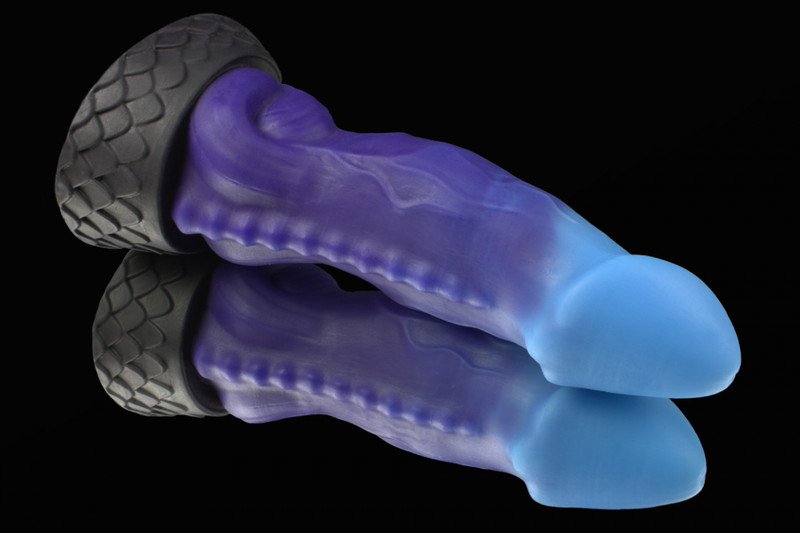 Night Furia Purple Dragon Dildo Fantasy Monster Silicone Adult Sex Toy Big Dick