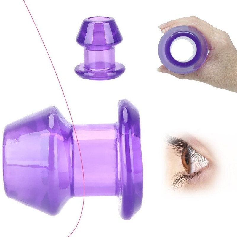 2.4&Prime; Jelly Hollow Anal Dilator Enema Trainer Peek Tunnel Butt Plug Expander