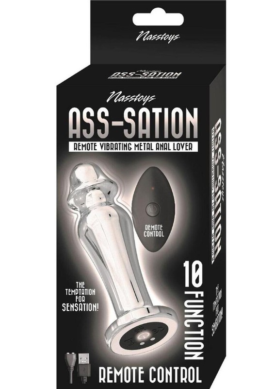 Ass-Sation Remote Control Rechargeable Vibrating Metal Anal Lover gallery