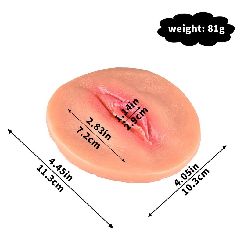 Silicone Men Hiding Gaff Pads Transgender Fake Vaginal Pads for Crossdresser USA
