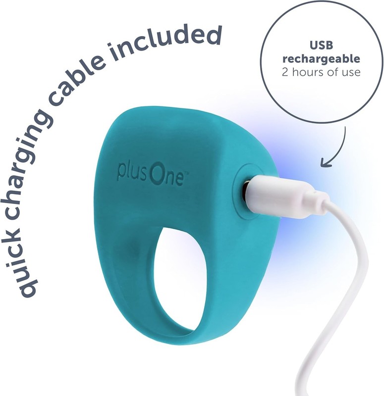 Vibrating Ring for Couples or Individuals, Body-Safe Silicone, Waterproof, US... gallery