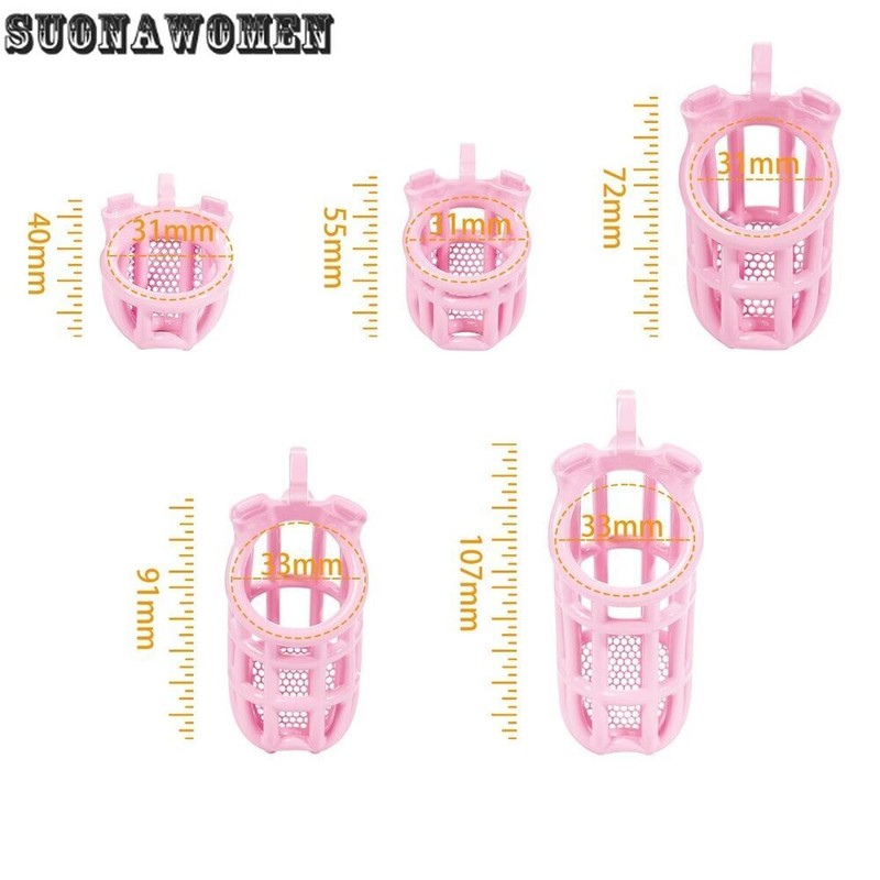 Cobra Male Chastity Cage Device Men Resin Mamba Bird Locking Belt 4 Ring Sex Toy gallery