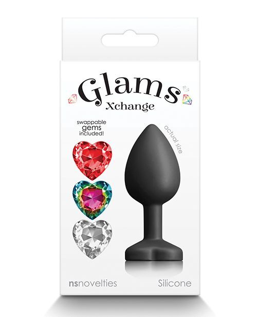 Glams Xchange Heart Gem Anal Plug Small