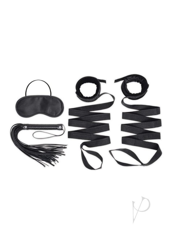 Lux F Bondage Bed Strap Flogger Kit 4pc gallery
