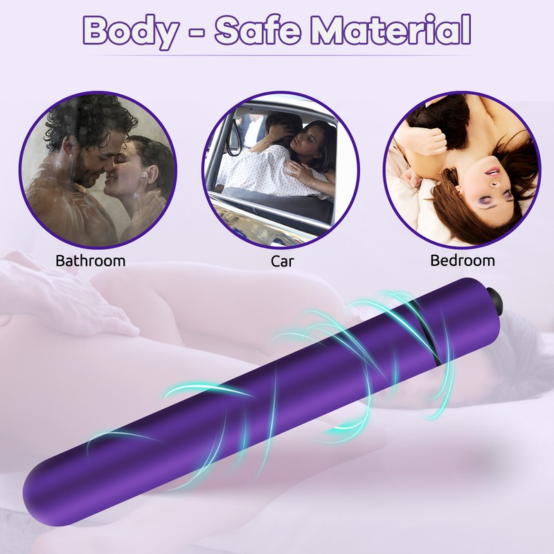 Extra Long Slender Bullet Vibrator Clit Anal G-Spot Sex Toy For Women-Multispeed gallery