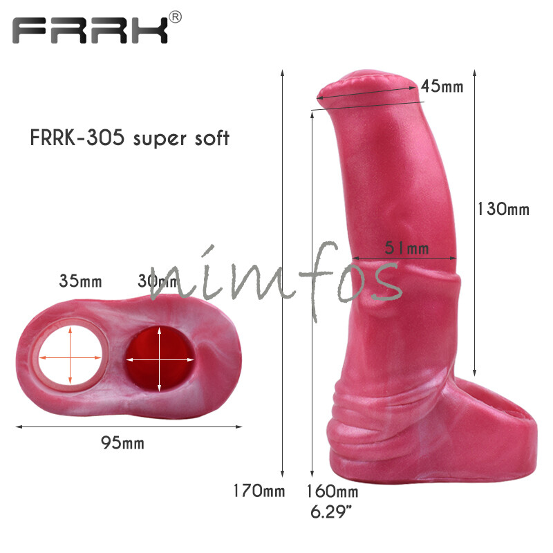 Fantasy Dildo Penis Sleeve Cock Sheath Knot Dick Extender Enlargement gallery